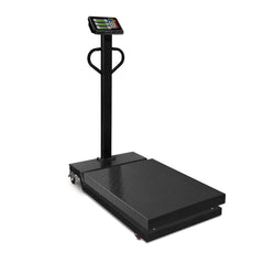 BÁSCULA RHINO BAPCA-800 | Báscula de Plataforma con Ruedas | Capacidad Máxima / División Mínima 800 kg / 200 g | Bodega Carnicerías Pollerías