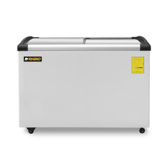 CONGELADOR RHINO CONGECRI-7C | Congelador Tapa de Cristal Curva | Capacidad: 7 ft3 / 190 L | Paleterías Cafeterías Tiendas de Conveniencia
