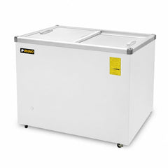 CONGELADOR RHINO CONGECRI-7P | Congelador Tapa de Cristal Plano | Capacidad: 7 ft3 / 161 L | Paleterías Cafeterías Tiendas de Conveniencia