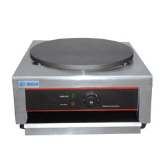 CREPERA MIGSA EM-1 | Crepera Sencilla | Eléctrica | Acero Inoxidable | para Crepas Dulces Saladas