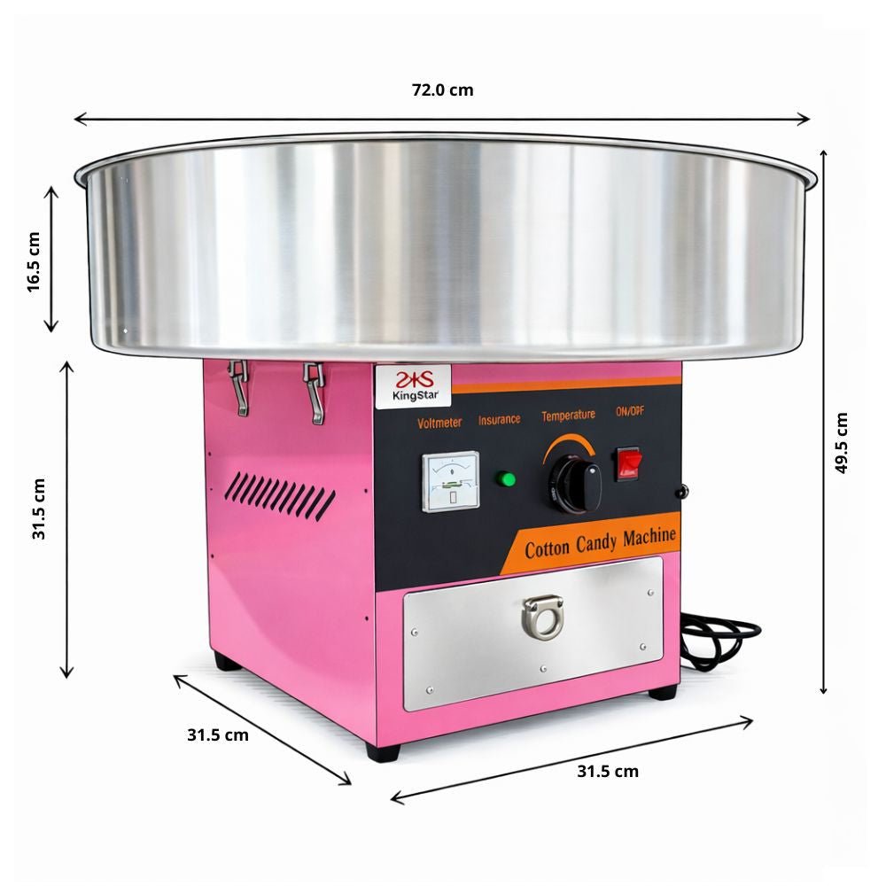 ALGODONERA KINGSTAR MAKG | Máquina para Algodón de Azúcar | Gas | Dulceria Candy Bar Eventos