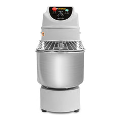 AMASADORA RHINO AMASA-30 | Amasadora de Doble Acción Giratoria | Capacidad de Tazón: 30 L | Acero Inoxidable | Panadería Pizzería Cocina Industrial