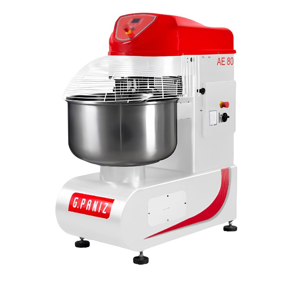 AMASADORA G.PANIZ AE80G2 | Amasadoras Espiral | 2 Velocidades | Panaderías Pastelerías Pizzerías