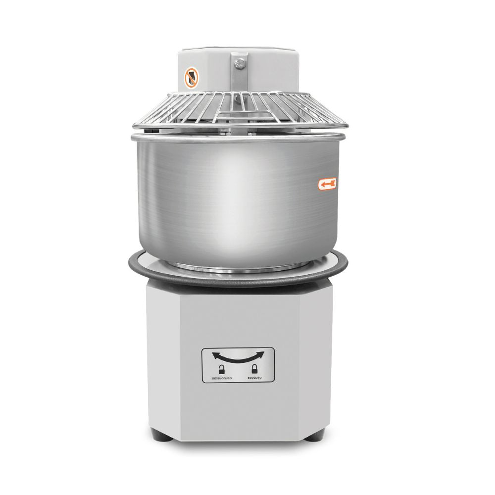 AMASADORA RHINO AMASA-20PRO | Amasadora de Procesamiento Prolongado | 2 Velocidades | Capacidad de Tazón: 20 L | Panadería Cocina Industrial Restaurante