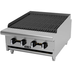 ASADOR ASBER AERB-24 | Asador | Gas | Acero Inoxidable | 4 Quemadores Flauta | Parrillas Desmontables | Taquería Tianguis Taquiza