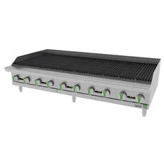ASADOR ASBER AERB 60 EM | Gas | 10 Quemadores | Acero Inoxidable | Restaurante Cafetería Cocina Industrial