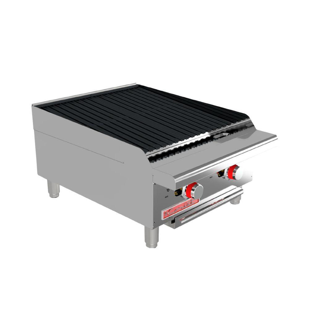 ASADOR CORIAT ACV-2 MASTER | 2 Parrillas | 2 Quemadores | Lámina De Acero Inoxidable | Gas | Restaurante Hotel Industrial