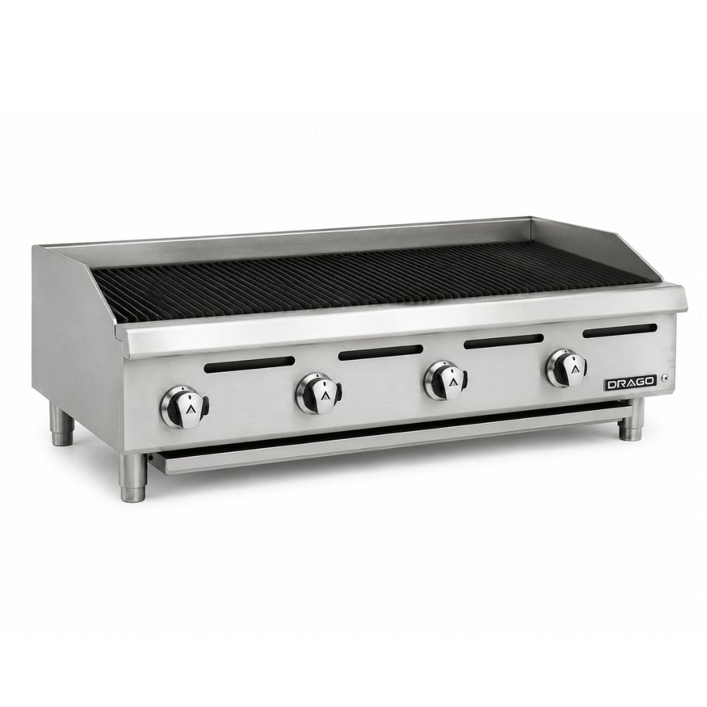 ASADOR DRAGO AG-4R | Asador Radiante | 4 Quemadores | Gas | Restaurante Cocina Industrial Bistró
