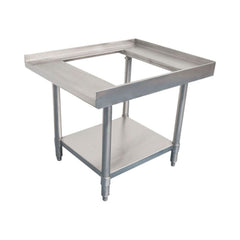 BASE NEUTRA ASBER AB-60 | Base Neutra Estufa | Patas Tubo | Acero Inoxidable |Desmontable | Cocina Restaurante Hotel