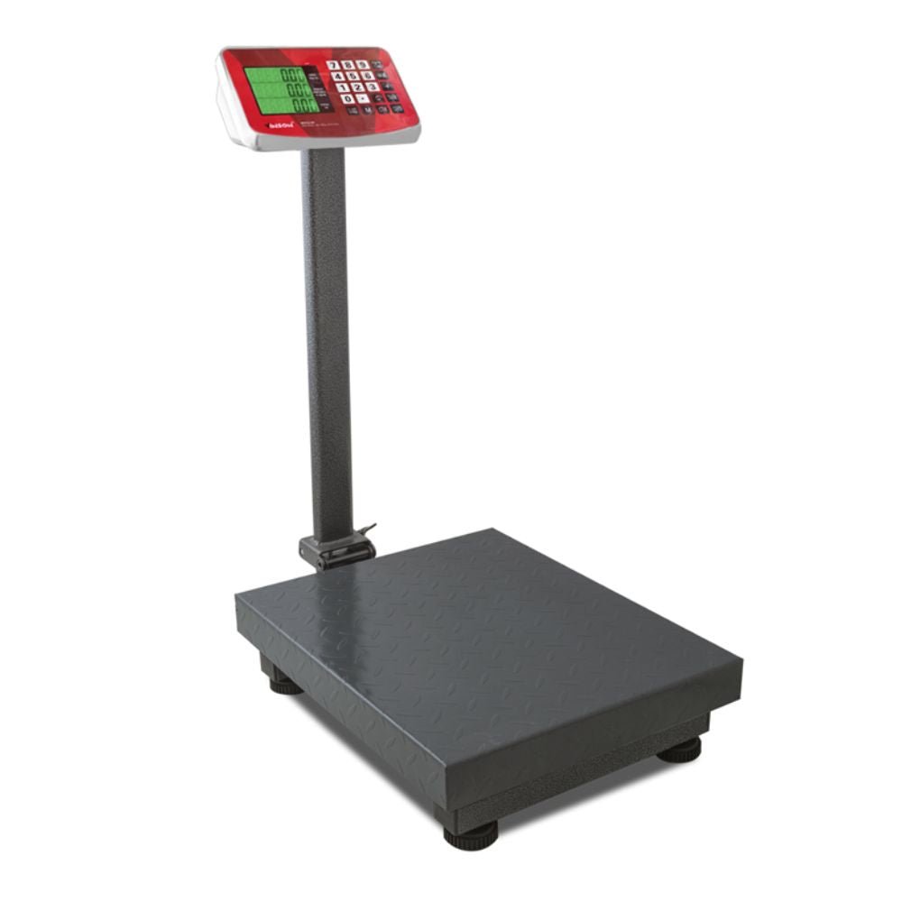 BÁSCULA PLATAFORMA RHINO BAPLE-200 | Báscula Plataforma | 200 Kg | Plegable | Acero al Carbono | Supermercado Carnicería Verdulería