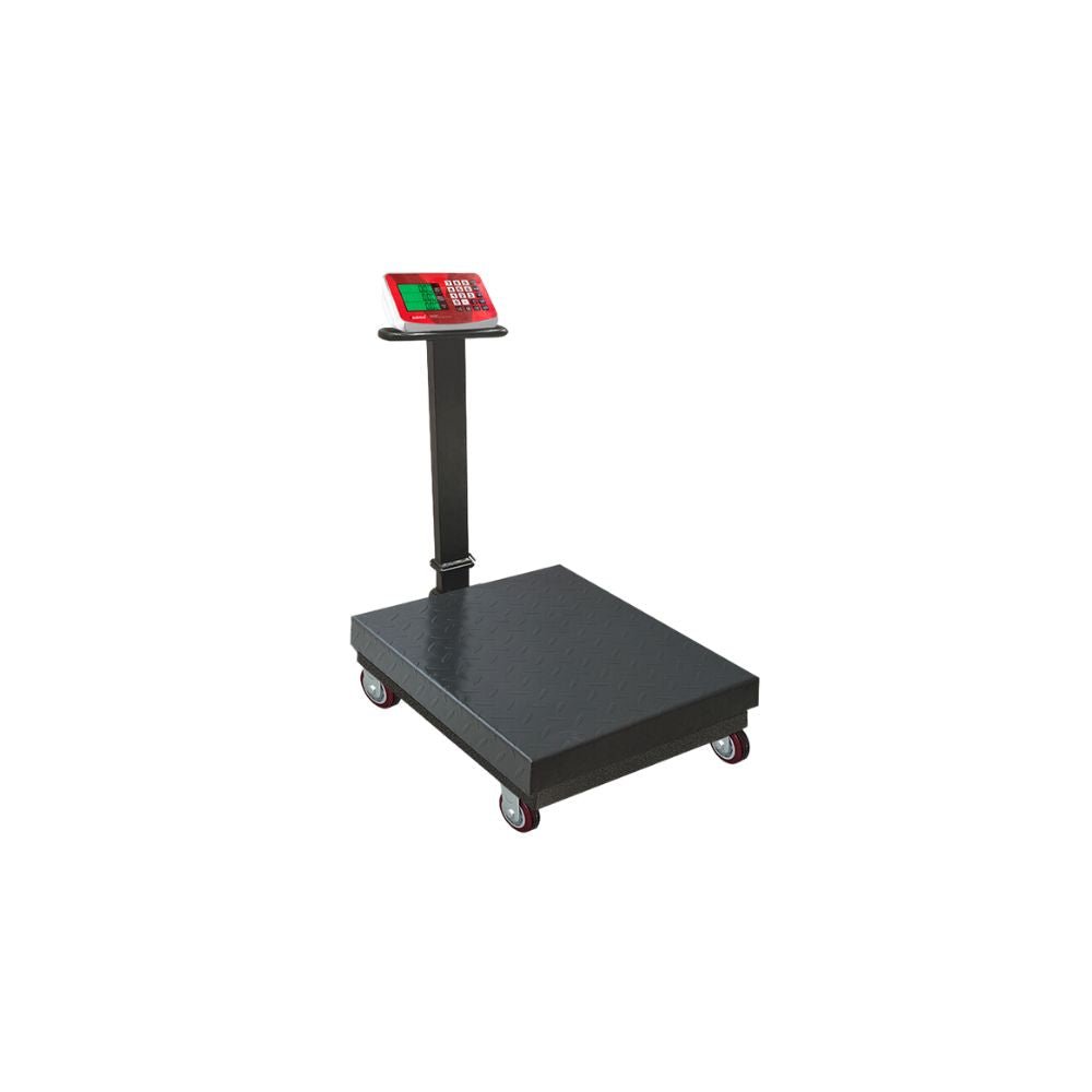 BÁSCULA RHINO BAPLE-800 | Báscula de plataforma | 800 kg | Plegable | Recargable | Abarrotes Verduleria Carniceria