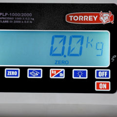 BASCULA ALÁMBRICA PLATAFORMA BAJO PERFIL TORREY 0PLP6000-5 | Bascula Alámbrica Plataforma Bajo Perfil 6000 Kg Función TARA | Electrónica | Almacén Paquetería Comercio