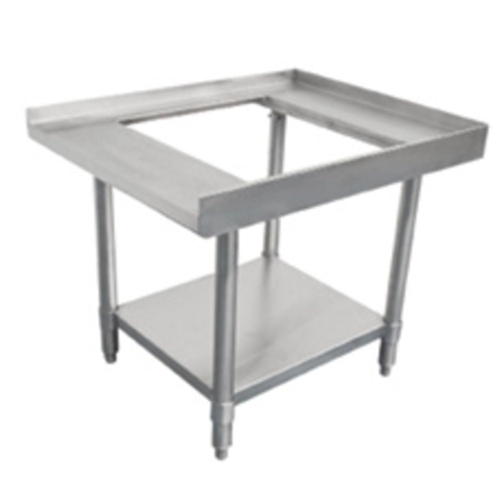 BASE ASBER AB-24 | Base Neutra | Acero Inoxidable | Desmontable | Patas Tubo | Cocina Restaurante Hotel