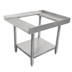 BASE ASBER AB-24 | Base Neutra | Acero Inoxidable | Desmontable | Patas Tubo | Cocina Restaurante Hotel