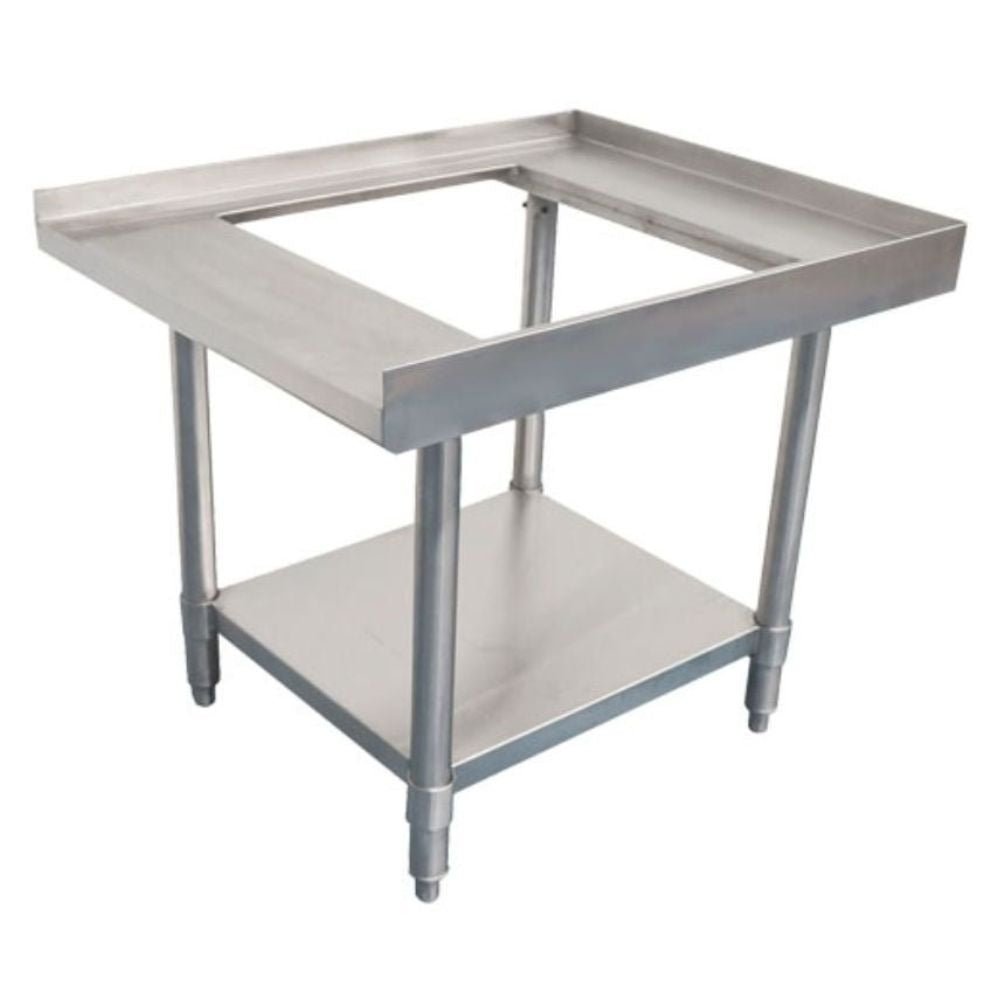BASE ASBER AB-36 | Base Neutra | Acero Inoxidable | Desmontable | Patas Tubo | Cocina Restaurante Hotel