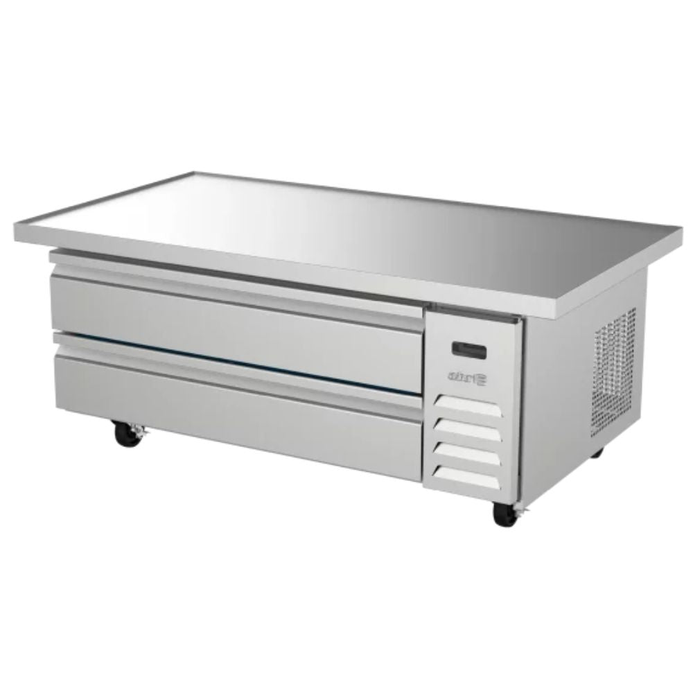 BASE REFRIGERADA ASBER ACBR-52-60 HC | Base Refrigerada | 2 Cajones | Eléctrica | Acero Inoxidable | Controles Electrónicos | Restaurante Buffet Cafetería