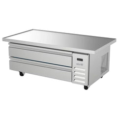 BASE REFRIGERADA ASBER ACBR-52-60 HC | Base Refrigerada | 2 Cajones | Eléctrica | Acero Inoxidable | Controles Electrónicos | Restaurante Buffet Cafetería