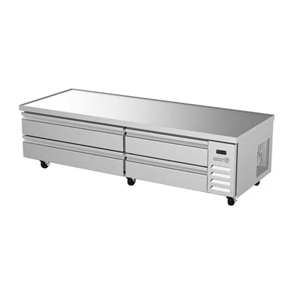BASE REFRIGERADA ASBER ACBR-84 HC | Base Refrigerada | 4 Cajones | Control Temperatura | Acero Inoxidable | Chef Cocina Profesional