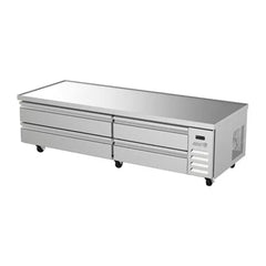 BASE REFRIGERADA ASBER ACBR-84 HC | Base Refrigerada | 4 Cajones | Control Temperatura | Acero Inoxidable | Chef Cocina Profesional