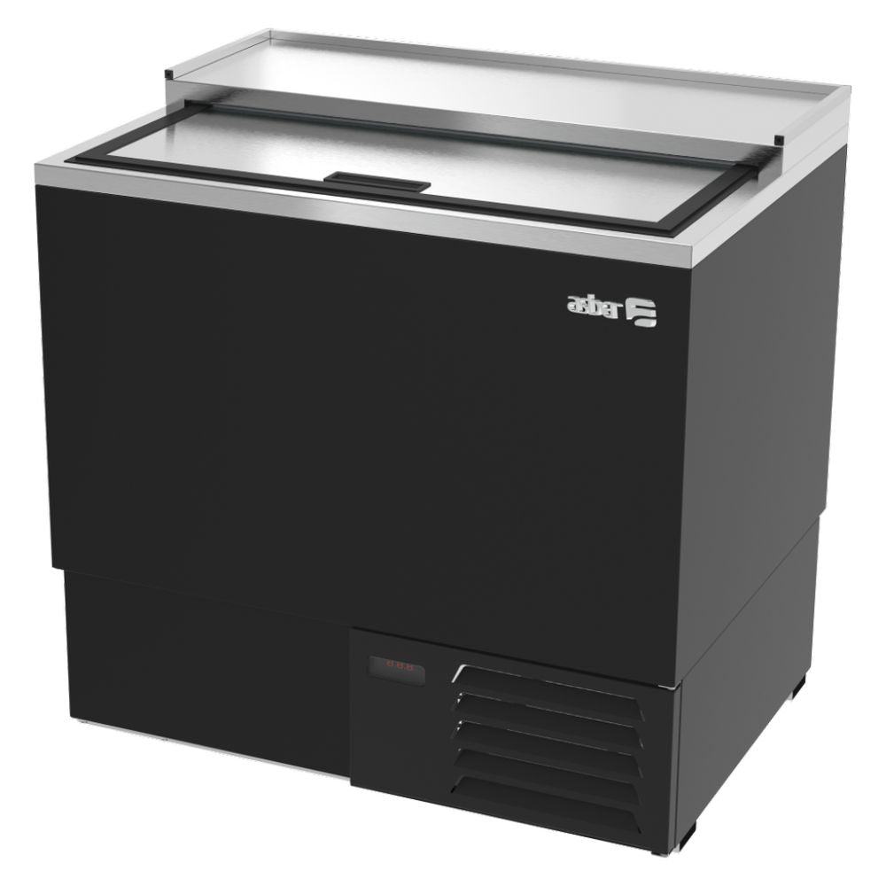 BOTELLERO ASBER AGF-36 HC/S-HC | Botellero Glass Froster | Eléctrico | 1 Puerta | Horizontal | Vinil y Acero Inoxidable | Controles Eléctricos | Bar Barra Vinatería