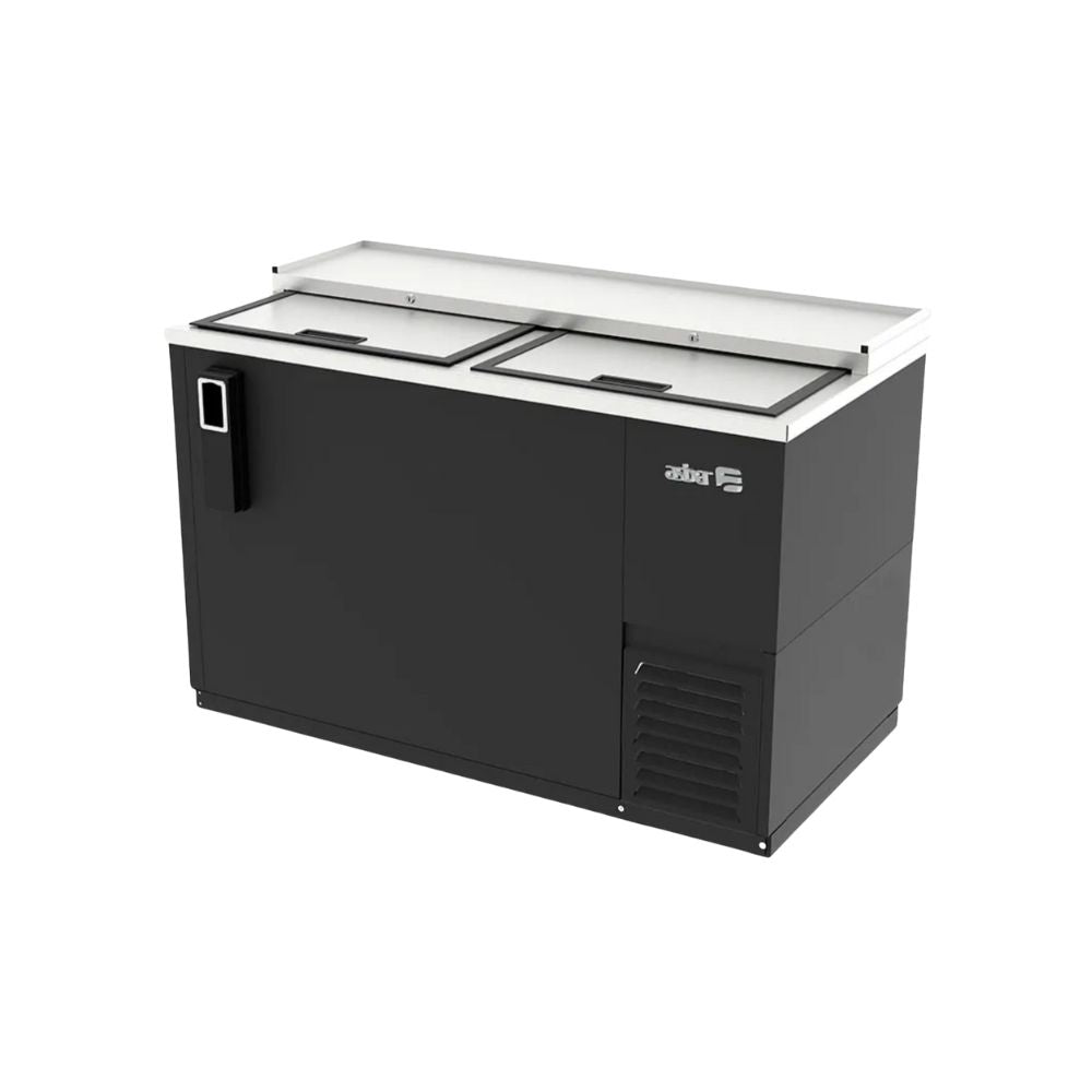BOTELLERO REFRIGERADO ASBER ADBC-65 HC/-S HC | Botellero Refrigerado | 20.9 Pies Cúbicos | 2 Puertas Deslizables | Eléctrico | Horizontal | Vinil y Acero | Control Temperatura | Bebidas Barra Bar