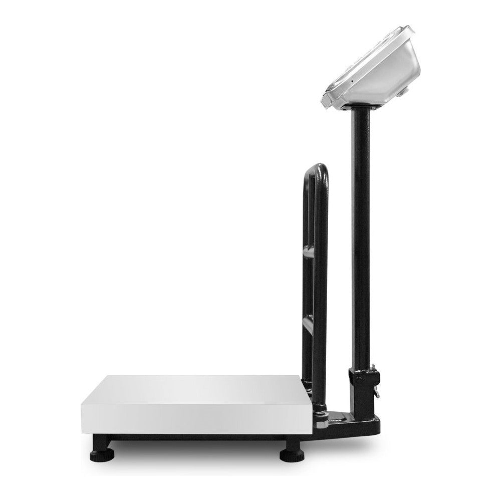 BÁSCULA PLATAFORMA RHINO BP-100 | Báscula de Plataforma Plegable | Capacidad Máxima 100 kg | Precisión 10 g | Acero Inoxidable | Carnicería Mercado Cocina Industrial