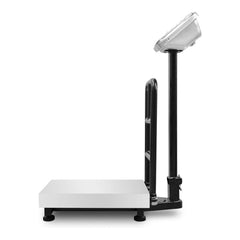 BÁSCULA PLATAFORMA RHINO BP-100 | Báscula de Plataforma Plegable | Capacidad Máxima 100 kg | Precisión 10 g | Acero Inoxidable | Carnicería Mercado Cocina Industrial