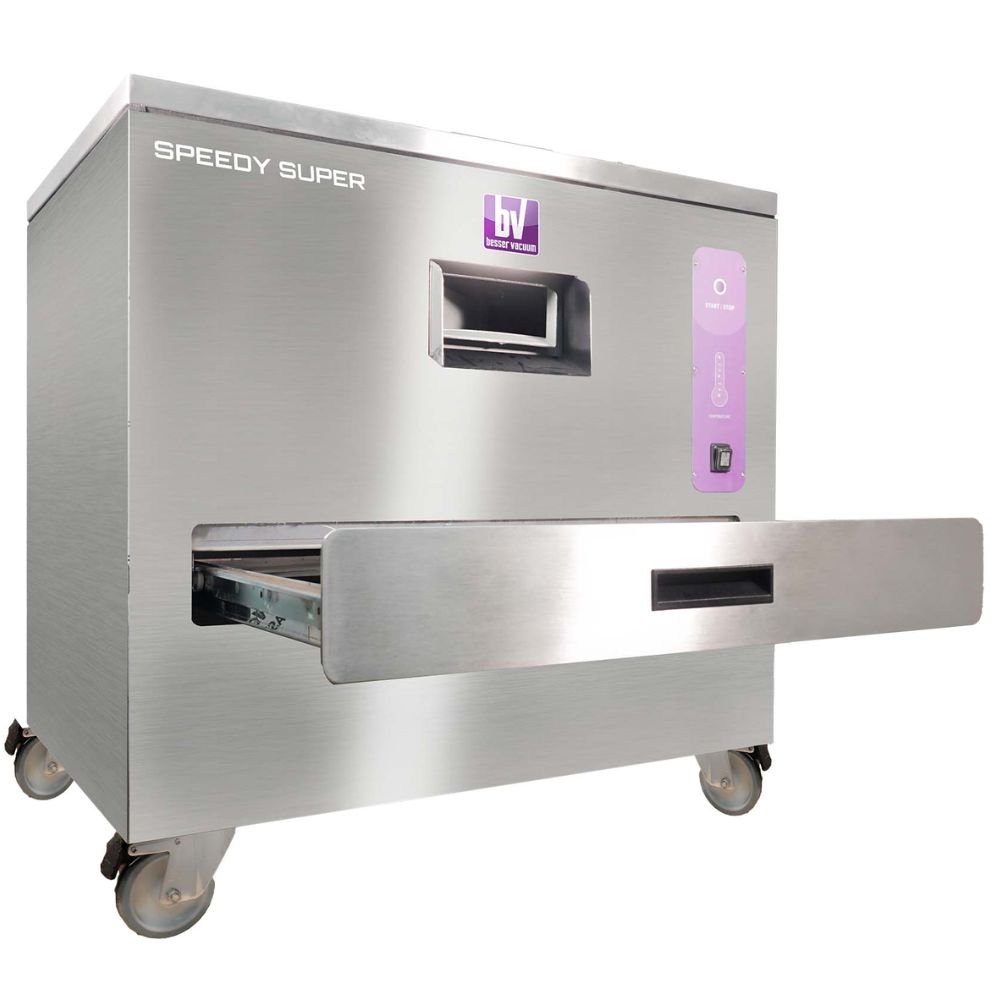 ABRILLANTADORA BESSER VACUUM Speedy Super | Abrillantadora para Cubiertos Abrillanta Limpia Esteriliza | para Uso Restaurantero Hotelero Catering