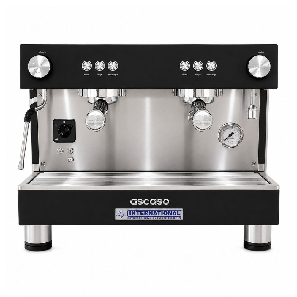 CAFETERA INTERNATIONAL ONE-2GR BAR158 | Cafetera Española Barista | 2 Grupos | Expresso y Bebidas a Base de Leche