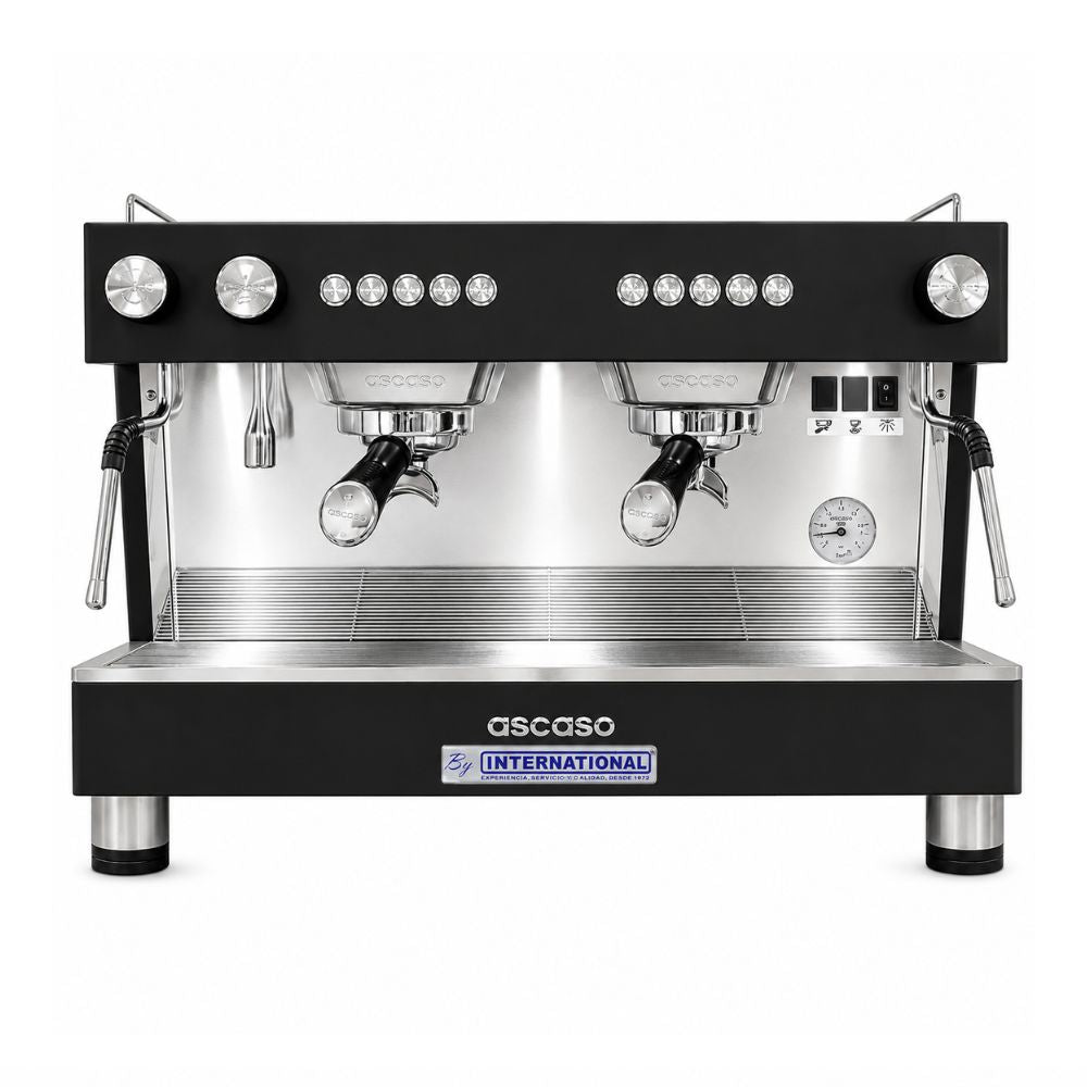CAFETERA INTERNATIONAL T ZERO 2GR BT..99 | Cafetera Española Barista | Multigrupo | Capacidad Caldera Vapor 8.5 L | Cafetería Bistro Gourmet
