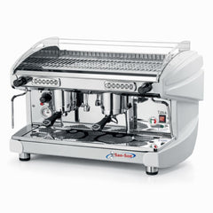 CAFETERA SAN SON LIRA 2G E | Cafetera Italiana Electrónica Programable | 2 Grupos Profesionales | Caldera de Latón de 11 Lts | Cafetería Restaurante Hotel Negocio