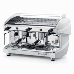 CAFETERA SAN SON LIRA 2G PU | Cafetera Italiana Semiautomática | 2 Grupos Profesionales | Caldera de Latón de 11 Lts | Cafetería Restaurante Hotel