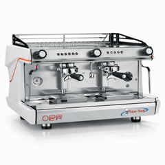 CAFETERA SAN SON OPERA 2G E | Cafetera Italiana Electrónica Programable | 2 Grupos Profesionales | Caldera de Latón de 11 Lts | Cafetería Restaurante Hotel Negocio