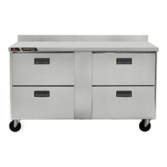 CONGELADOR CENTERLINE CLUC-60F-DW-WT | Congelador Bajo Barra Mesa Trabajo | 16.94 Pies Cúbicos | 4 Cajones Sólidos | Acero Inoxidable | Restaurante Cafetería Bar
