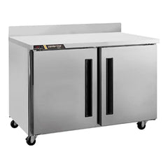 CONGELADOR CENTERLINE CLUC-48F-SD-WTLR | Congelador Bajo Barra Mesa Trabajo | 13.28 Pies Cúbicos | 2 Puertas Sólidas | Acero Inoxidable | Restaurante Cafetería Bar