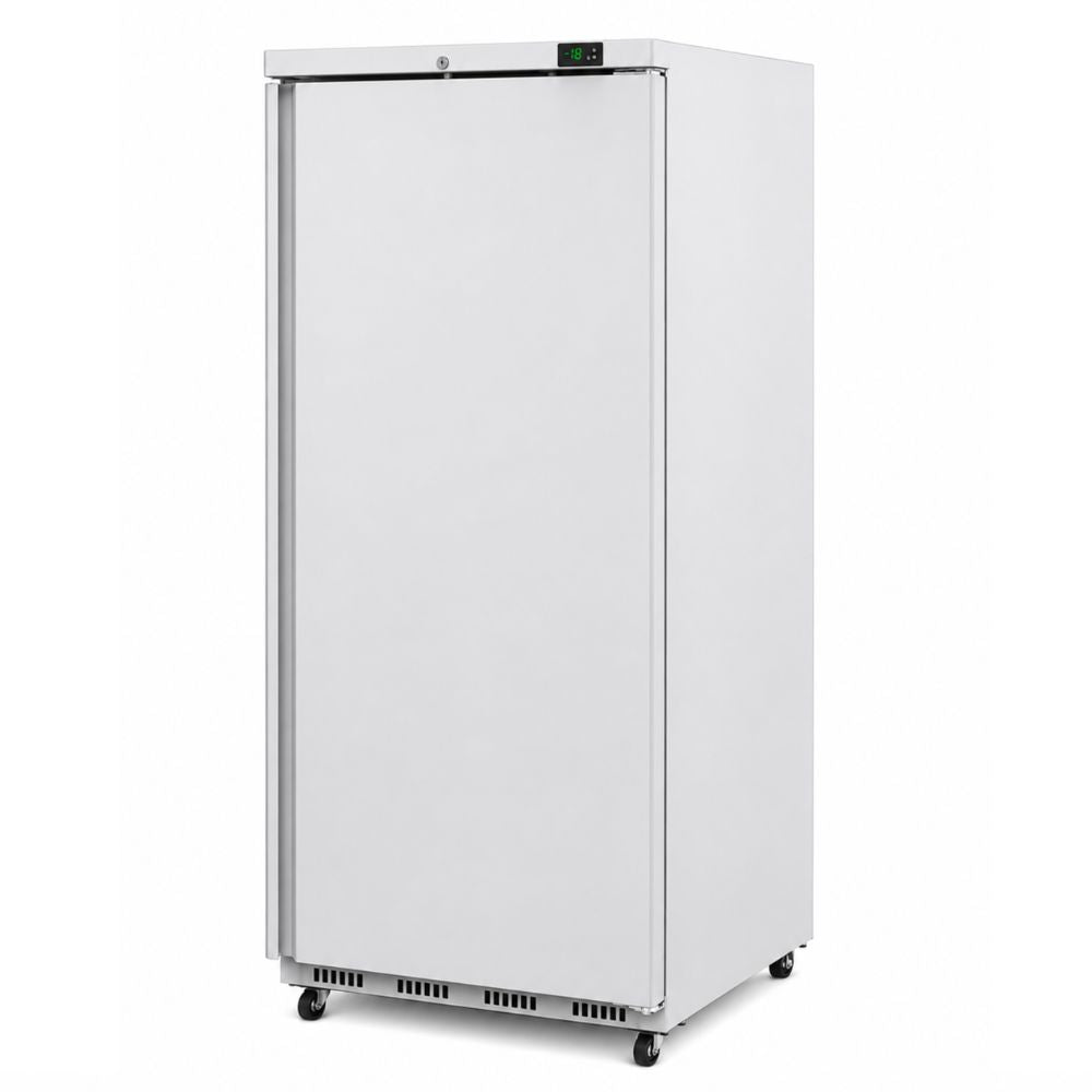 CONGELADOR ASBER AWRF-23-HC | Congelador Vertical | 23 Pies Cúbicos | 1 Puerta Solida | Acero Inoxidable | 4 Parrillas | Eléctrico | Restaurante Supermercado Carnicería