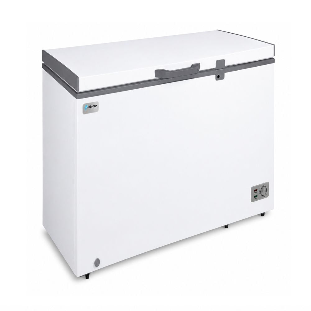 CONGELADOR ASBER EDENOX ECF-7 115V 60Hz | Congelador Horizontal para Alimentos Congelados | 7 Pies Cúbicos | Tapa Cofre | Lámina Acero | Carnicería Negocio Restaurante