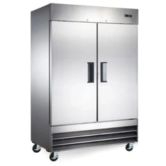 CONGELADOR INTERNATIONAL INT/CV-2PS-AI | Congelador Vertical | 41 Pies Cúbicos | 2 Puertas Solidas | Acero Inoxidable | Cocina Industrial Restaurante
