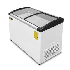 CONGELADOR RHINO CONGECRI-7C | Congelador Tapa de Cristal Curva | Capacidad: 7 ft3 / 190 L | Paleterías Cafeterías Tiendas de Conveniencia