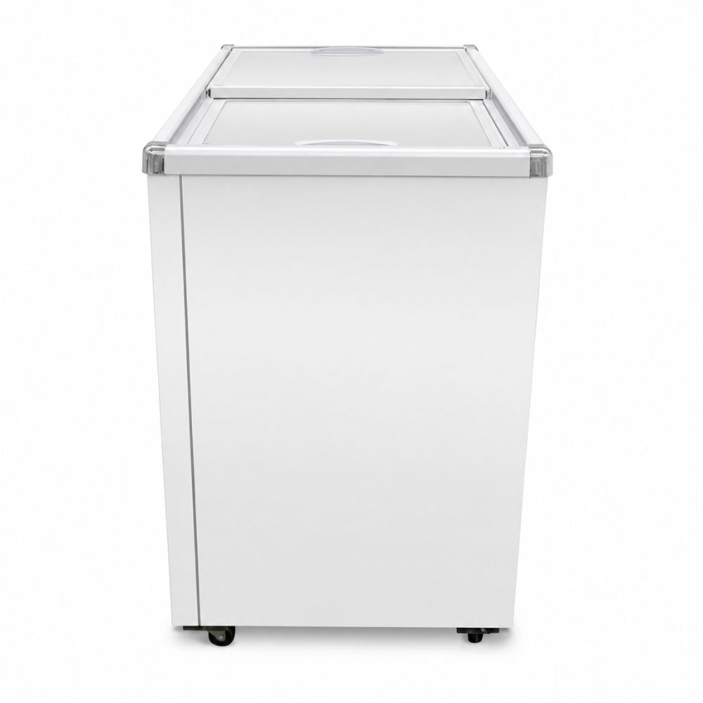 CONGELADOR RHINO CONGECRI-7P | Congelador Tapa de Cristal Plano | Capacidad: 7 ft3 / 161 L | Paleterías Cafeterías Tiendas de Conveniencia