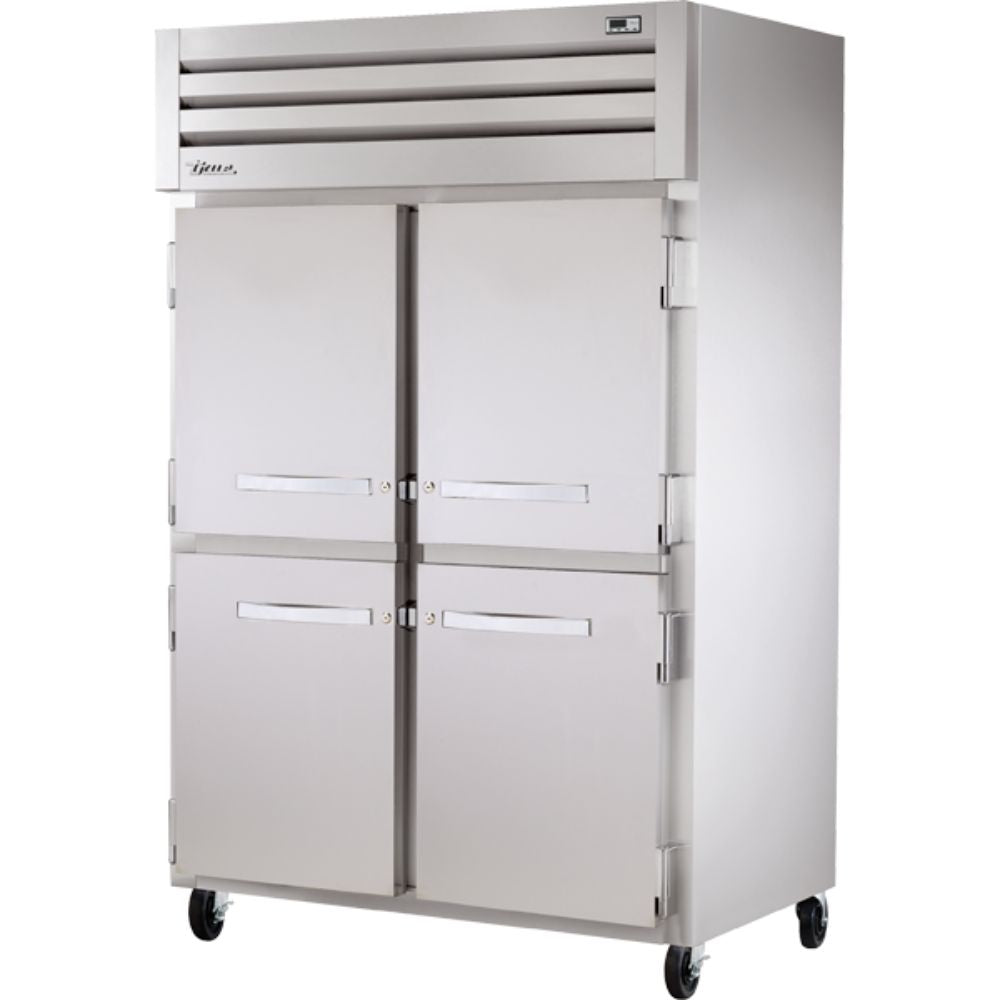 CONGELADOR TRUE STG2F-4HS-HC | Congelador Vertical | 4 Medias Puertas Solidas | Acero Inoxidable Aluminio | Cocina Industrial Restaurante