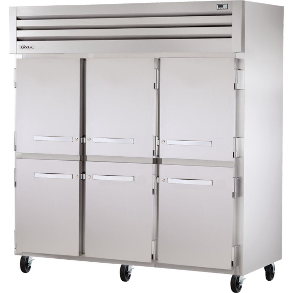 CONGELADOR TRUE STG3F-6HS-HC | Congelador Vertical | 6 Medias Puertas Solidas | Acero Inoxidable Aluminio | Restaurante Cocina Industrial Comercial