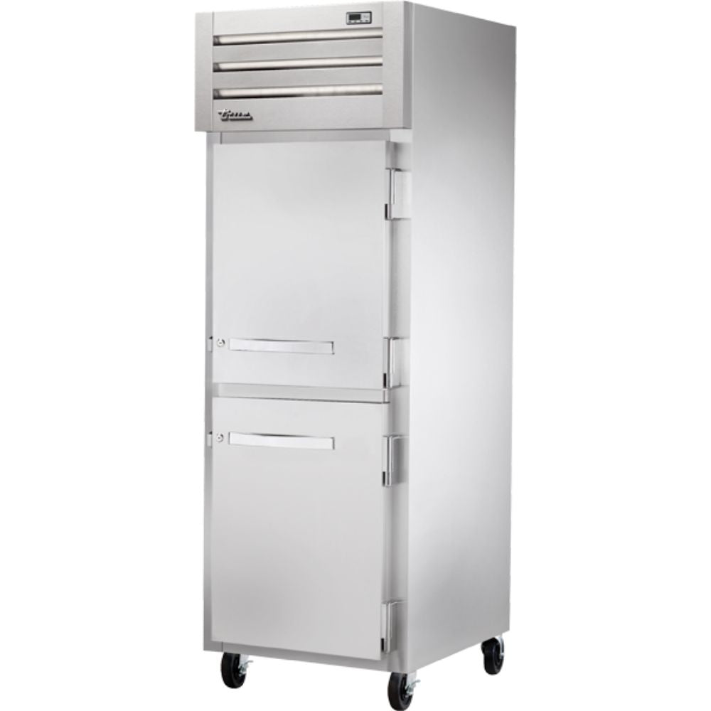 CONGELADOR TRUE STR1F-2HS-HC | Congelador Vertical | 2 Medias Puertas Solidas | Acero Inoxidable Aluminio | Restaurante Cocina Industrial