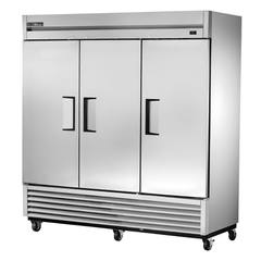 CONGELADOR TRUE TS-72F-HC | Congelador Vertical | 3 Puertas | 9 Estantes | Restaurante Cocina Industrial