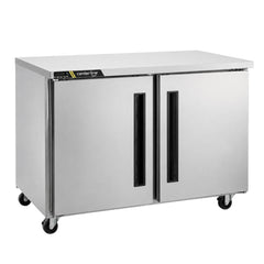 CONGELADOR CENTERLINE CLUC-36F-SD-LL | Congelador Bajo Barra | 2 Puertas Sólidas | 9 Pies Cúbicos | Acero Inoxidable | Restaurante Cafetería Bar