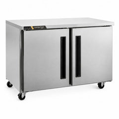 CONGELADOR CENTERLINE CLUC-48F-SD-LR | Congelador Bajo Barra | 2 Puertas Sólidas | 13.28 Pies Cúbicos | Acero Inoxidable | Restaurante Cafetería Bar