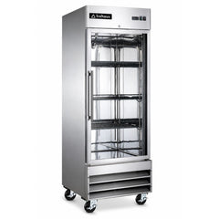 CONGELADOR ICEHAUS CV-1PC-SS-01 | Congelador Vertical | 1 Puerta Cristal | Capacidad 21 Pies Cúbicos | Temperatura: -7° ~ 0°F | Restaurante Cocina Industrial