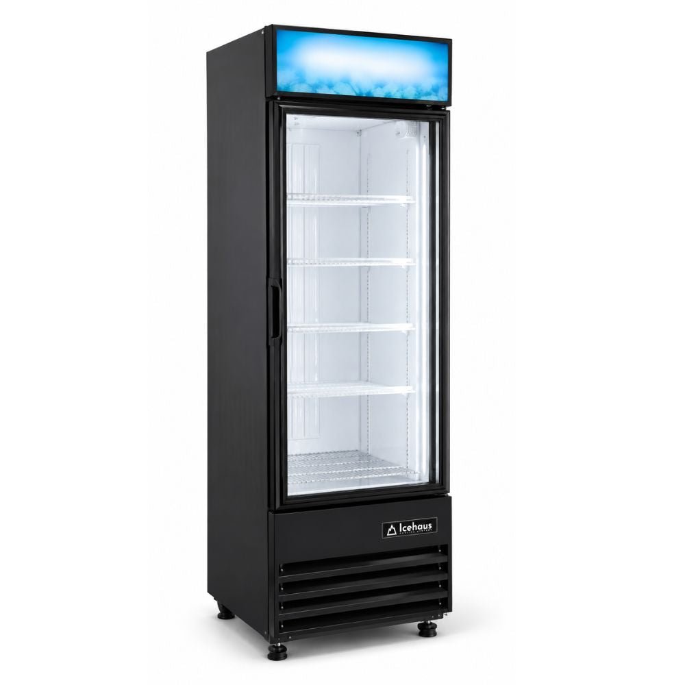 CONGELADOR ICEHAUS CVC12-1PC-365 | Congelador Vertical Comercial | 1 Puerta | 13 ft3 Pies Cúbicos - 365 Litros | Super Mercado Merchandisers