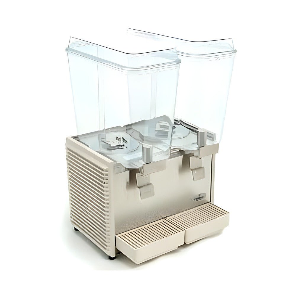 DISPENSADOR DE BEBIDAS FRÍAS 2 TAZONES CRATHCO D25-4 | Bebidas | Eléctrico | Acero Inoxidable | Restaurante Cafetería Autoservicio