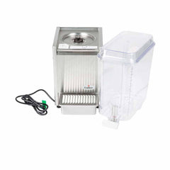 DISPENSADOR DE BEBIDAS CRATHCO D15-4 | Dispensador de Bebidas Clásico 1 Tanque 18.9 Litros / 5 Galones | Charola Evita Escurrimientos | Acero Inoxidable | Salas de Espera Aeropuertos Restaurante